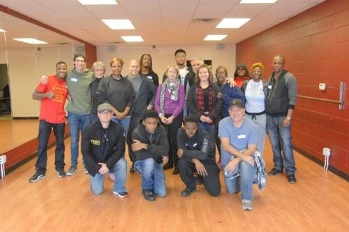 Group photo in a room.